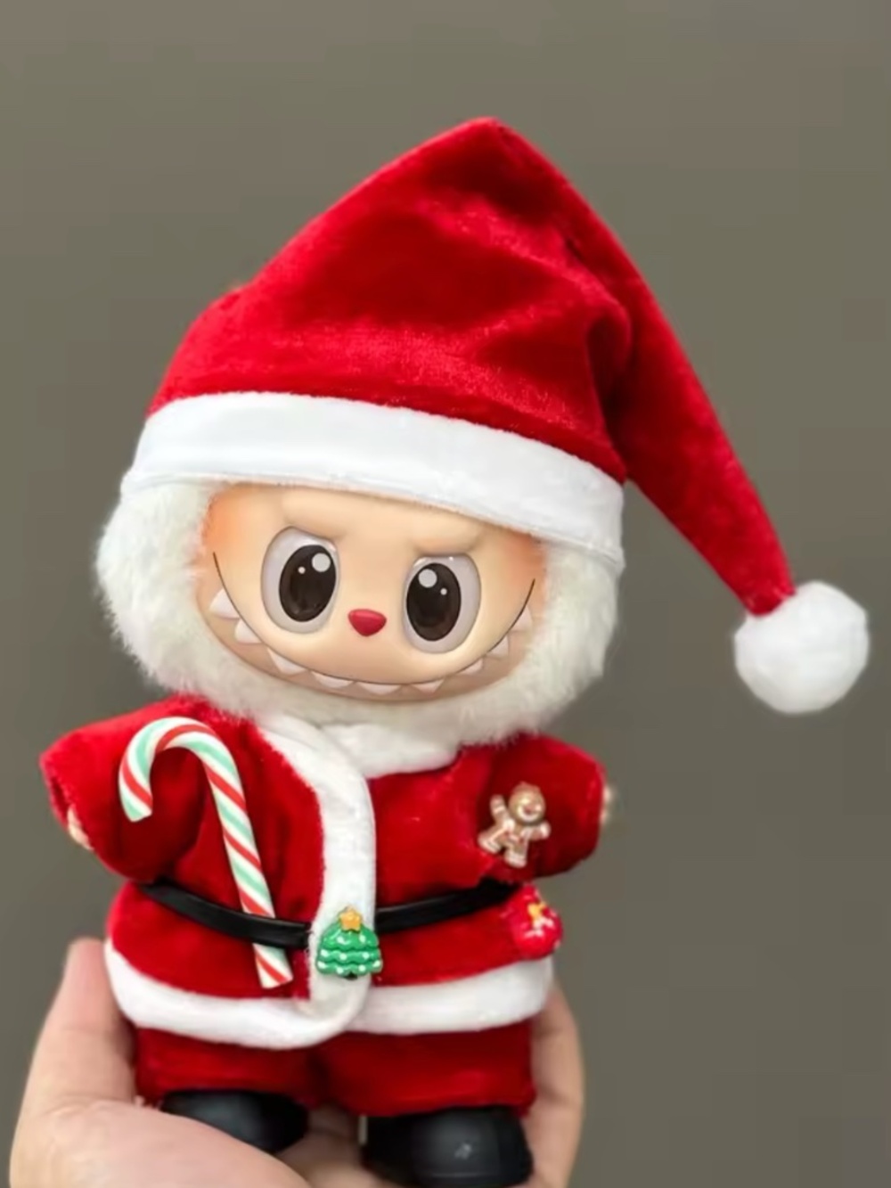 Labubu Christmas Clothes 3pc. Set - Santa Jacket, Pants, Hat Clothing Brand New